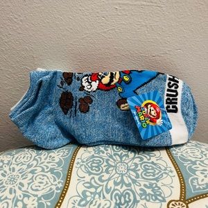 Nintendo Super Mario *BRAND NEW W/TAGS* Ankle Socks (3 Pairs)